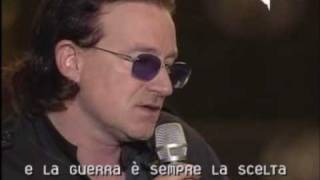 U2  Bono Vox Pavarotti  live Pavarotti amp friends 2003  Ave Maria [upl. by Ydnew926]