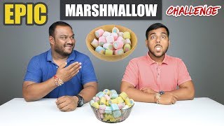 EPIC MARSHMALLOW CHALLENGE  Marshmallow Eating Competition  Food Challenge [upl. by Lovett]