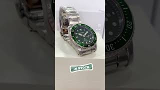 The Best Seiko Prospex Solar Diver Yet  SNE583P1 Green Dial Mens Watch [upl. by Elcin]