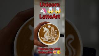 Unicorn LatteArt coffee latteart barista umeshgranja fyp automobile trending goviral [upl. by Fletch280]