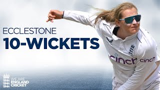 10Wickets In The Match  Sophie Ecclestone Stars against Australia  England Women [upl. by Neidhardt851]