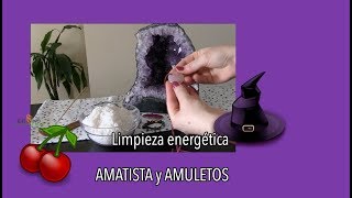 ▷ Como limpiar una AMATISTA y amuletos de CUARZO ✅ Piedras energéticas [upl. by Ecinahs]