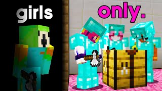 This is a Girls Only Minecraft Server [upl. by Adil]