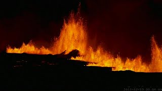 WATCH Volcano Erupts in Iceland Near Evacuated Town [upl. by Liane]