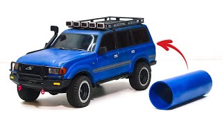 Toyota Landcruiser From PVC Pipe RC [upl. by Evilc630]