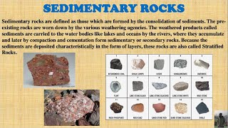 Sedimentary Rocks  Introduction  Hindi  Part1  Engineering Geology [upl. by Eelyak]