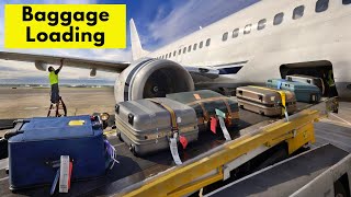 BAGGAGE LOADING TO FLIGHT  HANDLING [upl. by Suryt]