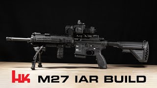 HK M27 IAR Clone Build  HK416 Upper  BRN4 Lower HampK 416  BRN4 [upl. by Corin]