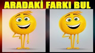 Emoji Arasındaki Farkı Bul  Resim Bulmacası  Aradaki Farklılıkları Sadece Dahiler Bulabiliyor [upl. by Nelia]