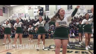 Perris High Cheer 2017 prep Rally [upl. by Mcclary]