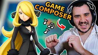 Game Composer Reacts to APPROACHING CHAMPION CYNTHIA from POKÉMON BDSP [upl. by Hyozo]