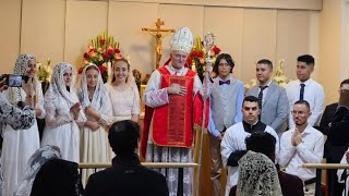 Santa Misa Tridentina Medellín  Votiva Espirítu Santo  Confirmaciones FSSPX [upl. by Kolnick]