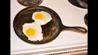 Cooking Breakfast with Cast Iron Griddle  Lodge Wildlife Series [upl. by Erait143]