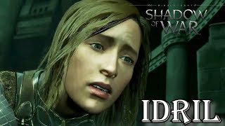 Idril All Cutscenes SHADOW OF WAR [upl. by Jamnis]