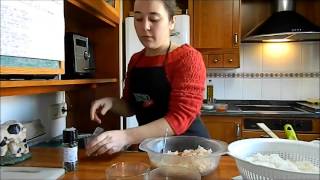 Receta de Albóndigas de marisco con salsa agridulce de Raquel Jara Cobos [upl. by Philana]