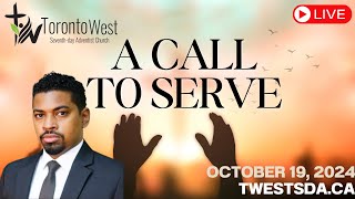 Toronto West SDA Live Stream  October 19 2024 [upl. by Ydennek]