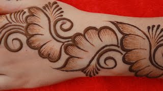 henna design mehndi  mehndi ka design  best mehndi for back hand  amazing henna design [upl. by Tik]