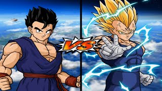 Dragon Ball Z Budokai Tenkaichi 3  Team Gohan VS Team Vegeta Request  2v3 DEFEAT [upl. by Edwine980]