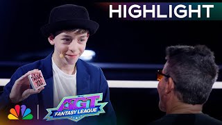 Cillian OConnors INSPIRING magic receives a STANDING OVATION  AGT Fantasy League 2024 [upl. by Nickolaus913]