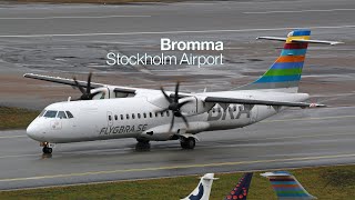 EPIC Planespotting Stockholm Bromma Airport  March 2020 [upl. by Aohk]