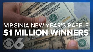 New Year’s Raffle 2 winning tickets worth 1 million sold in Central Virginia [upl. by Notsecnirp806]