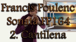 Francis Poulenc  II 2 CANTILENA  Sonata  Flauto  Orchestra  Ensemble  Flute Choir [upl. by Amador]