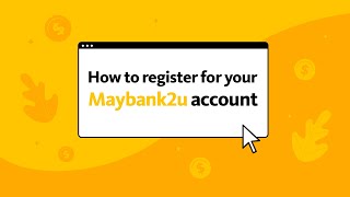 How to register for your Maybank2u account online [upl. by Kaslik650]