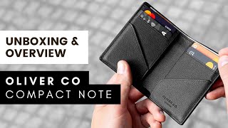 Oliver Co Compact Note Wallet Unboxing amp Overview [upl. by Buyers]