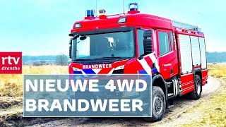 Nieuwe truck om natuurbranden te blussen quothet is een grote stap vooruitquot  RTV Drenthe [upl. by Ailiec]