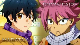 Mabataki x Snow fairy  Mashup of Sasaki to Miyano Fairy Tail [upl. by Ibrad]