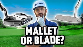 WHICH PUTTER SHOULD YOU PLAY Blade or Mallet [upl. by Ennovyahs]