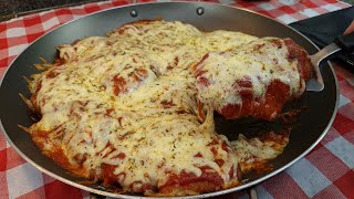 FILÉ DE FRANGO À PARMEGIANA SUPER FÁCIL E RÁPIDO  Cebola e Salsa [upl. by Tenney94]