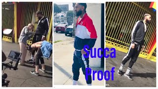 Nipsey Hussle Back In LA Shooting For His Puma ADNeed these fits for the closet 🔵🏁 [upl. by Nitsur]