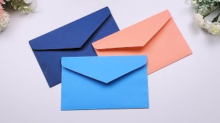 Easy Origami Envelope Tutorial  How to Make Paper Envelopes [upl. by Ezalb455]