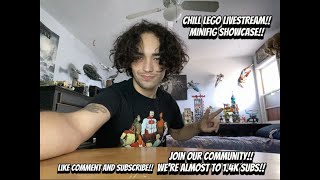 CHILL LEGO LIVESTREAM MINI FIG SHOWCASE COME HANG OUT [upl. by Eornom]