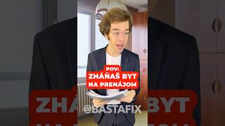 Ceny že Dovideňa 🙈 Ťažko je zohnať normálny byt na prenájom 🥵 Pravda 😅 bastafix paródia vtip [upl. by Bitthia]