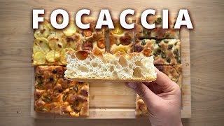 Focaccia Súper Fácil SIN AMASAR 😏 [upl. by Babbette]