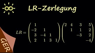 LRZerlegung  Beispielrechnung darkmode [upl. by Alica]