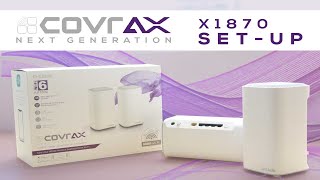 DLink COVRX1870 COVR AX1800 Whole Home WiFi 6 Mesh System Set Up Video [upl. by Sherill]