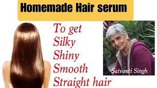 DIY hair serumHair serum for shinysmoothsilkystraight hair Home Remedies for healthy hair [upl. by Etienne206]