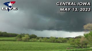 LIVE 51323 • Des Moines Iowa area Tornadic Supercells Adam [upl. by Perren]