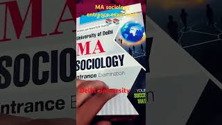 MA sociology entrance exam book Delhi University delhiuniversity sociology entranceexam shorts [upl. by Reiniar]