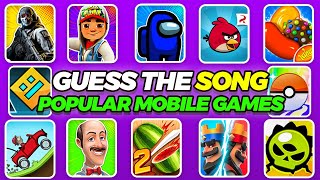 Guess The Mobile Game Song  Popular Mobile Game Theme Song  Most played Mobile games [upl. by Mulderig]