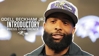 Odell Beckham Jr Introductory Press Conference  Baltimore Ravens [upl. by Suillenroc485]