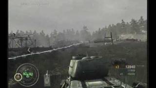 Call of Duty World At War Coop Tank Mission Blood and Iron [upl. by Clayson]