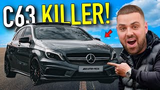 PROOF THAT MY STAGE 3 HYBRID TURBO A45 EATS C63 AMGS [upl. by Rhtaeh]