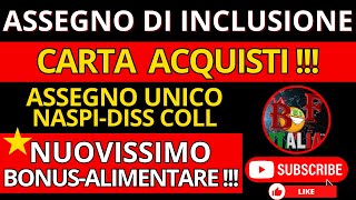 ASSEGNO UNICO  ASSEGNO DI INCLUSIONE BONUS ASILO  INPS [upl. by Einra]