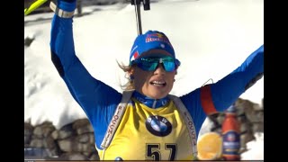 2020  Mondiali Biathlon Anterselva  Individuale  Oro Dorothea Wierer [upl. by Ardnauq]