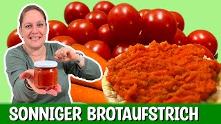 Bester Tomatenaufstrich auf Vorrat kalorienarm vegan amp sooo lecker 😋👍 [upl. by Sirtimed]