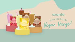 exante Vegan Range  New and improved recipe [upl. by Aisila]